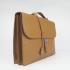 Hermes Briefcases 2813 Briefcase Cow Leather Coffee Bag