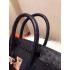 Hermes Handbag Leather Black Replica