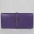 Hermes Wallet H514 Ladies Purple