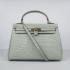 Hermes Kelly 6108 Ladies 2way Grey Handbag Replica