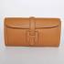 Hermes Clutches 1052 Ladies Cow Leather Coffee