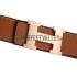 Hermes Orange Belt with Golden H Buckle