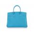 Hermes Original leather HB35 Ladies Cow Leather Blue