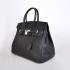 Hermes Birkin 6089 Ladies Cow Leather Black Bag