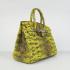 Hermes Birkin 6088 Ladies Lizard Leather Yellow Bag