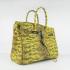 Replica Hermes Birkin 6089 Ladies Handbag Yellow HM11745