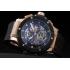 Hublot King Power Tourbillon Black Strap Gold Dial