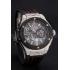 Cheap Hublot Big Bang Ferrari Black Dial And Bezel Stainless Steel Case Black Leather Strap  622767