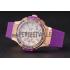 Cheap Hublot Big Bang Tutti Frutti Purple Strap Gold Dial