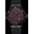 Hublot Big Bang Carbon Dial With Red Markings Carbon Case And Bezel Black Rubber Strap  622775