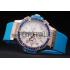 Hublot Big Bang Tutti Frutti Blue Strap Gold Dial