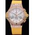 Hublot Big Bang Yellow Strap White Dial Watch 98068