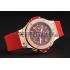 Hublot Big Bang Red Strap Red Dial Watch 98069