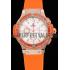 Hublot Big Bang Tutti Frutti Orange Strap Gold Dial