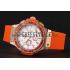 Hublot Big Bang Tutti Frutti Orange Strap Gold Dial