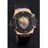 Replica Hublot Big Bang Unico Bi-Retrograde Chrono King  Gold Case Black Rubber Strap  622772