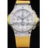 Hublot Big Bang Yellow Strap White Dial Watch 98071