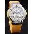 Hublot Big Bang Yellow Strap White Dial Watch 98071