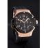 Hublot Big Bang King Black Strap Gold Dial Watch Replica