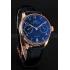 Swiss IWC Portuguese Blue Dial Gold Case Blue Leather Bracelet 1453919 Replica