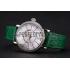 IWC Portofino Day And Night White Dial Stainless Steel Case Green Leather Strap Replica