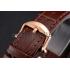 IWC Portofino Day And Night Silver Dial Rose Gold Case Brown Leather Strap