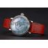 IWC Portofino Day And Night Pearl Dial Stainless Steel Case Red Leather Strap