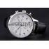 Swiss IWC Portugieser Power Reserve White Dial Stainless Steel Case Black Leather Strap