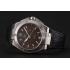 Replica Swiss IWC Big Ingenieur 7-Day Power Reserve Brown Dial Silver Case Black Leather Bracelet 1453926