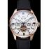 IWC Pilot Tourbillon White Dial Rose Gold Case Black Textile Strap