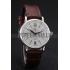 IWC Portofino Silver Dial Stainless Steel Case Brown Leather Strap