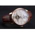 IWC Portofino Tourbillon White Dial Rose Gold Case Broen Leather Strap