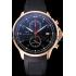 IWC Portugieser Yacht Club Black Dial Rose Gold Case Black Rubber Strap