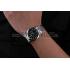 Jaeger LeCoultre Master Black Dial Stainless Steel Bezel Stainless Steel Band  622093