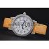 Jaeger LeCoultre Rendez-Vous White Dial Yellow  Leather Strap  622088