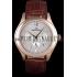 Jaeger Lecoultre Master Chronograph Gold Bezel Brown Leather Band  621610