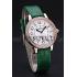 Jaeger LeCoultre Rendez-Vous White Dial Green Leather Strap  622085