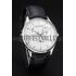 Swiss Jaeger LeCoultre Master Ultra Thin Reserve De Marche White Dial Stainless Steel Case Black Leather Strap Replica