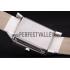 Jaeger le Coultre Reverso Squadro Lady White Leather Strap Pearl Dial 41970