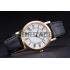 Longines La Grande Classique Round White Dial Gold Case Black Leather Band    622382