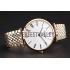 Swiss Longines Grande Classique White Dial Roman Numerals Gold Case Two Tone Bracelet