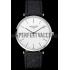 Swiss Longines Grande Classique White Dial Stainless Steel Case Black Leather Strap