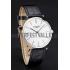 Swiss Longines Grande Classique White Dial Stainless Steel Case Black Leather Strap