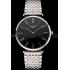 Replica Swiss Longines Grande Classique Black Dial Roman Numerals Stainless Steel Case And Bracelet