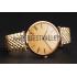 Swiss Longines Grande Classique Gold Dial Roman Numerals Gold Case And Bracelet Replica