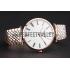 Swiss Longines Grande Classique White Dial Roman Numerals Rose Gold Case Two Tone Bracelet