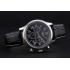 Longines Master Collection Black Leather Strap Black Dial 80224