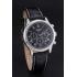 Longines Master Collection Black Leather Strap Black Dial 80224