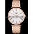 Replica Swiss Longines Grande Classique White Dial Roman Numerals Rose Gold Case And Bracelet