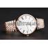 Replica Swiss Longines Grande Classique White Dial Roman Numerals Rose Gold Case And Bracelet